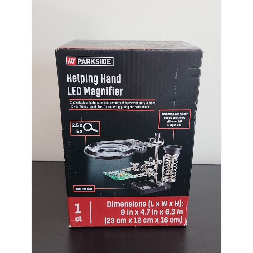 PARKSIDE Helping Hands LED Magnifier set